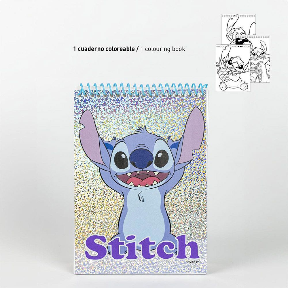 Colouring Stationery Set Box 26pcs DISNEY Lilo & Stitch