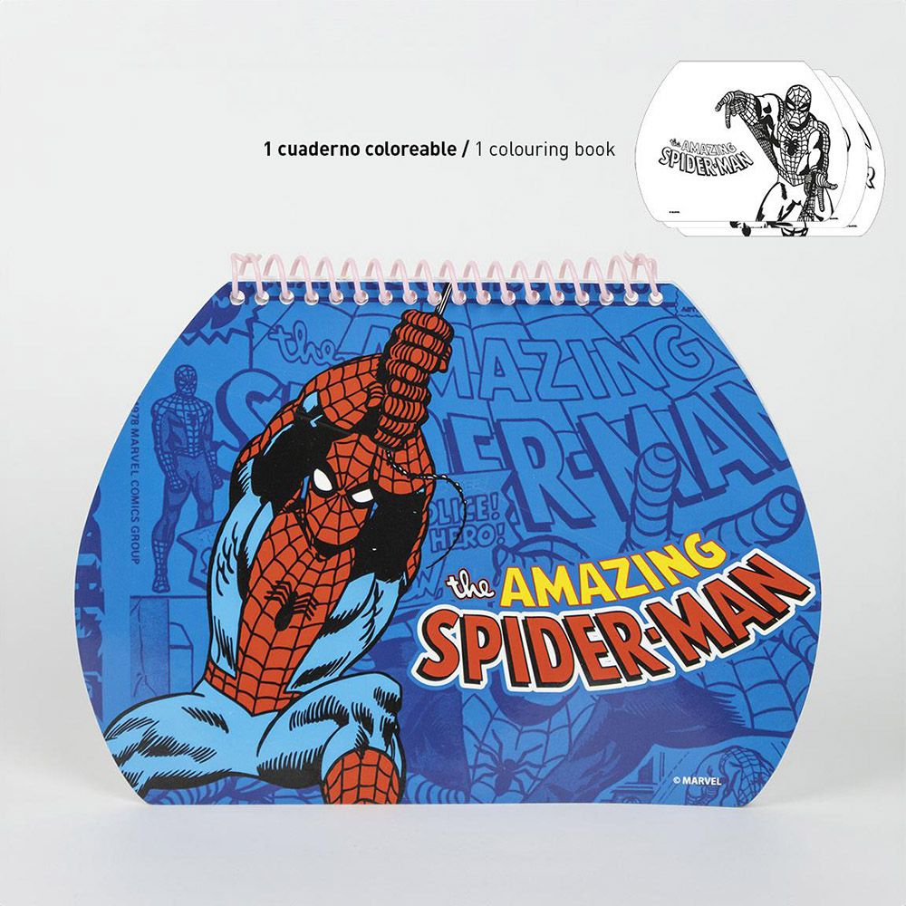 Colouring Stationery Set Briefcase 11pcs MARVEL