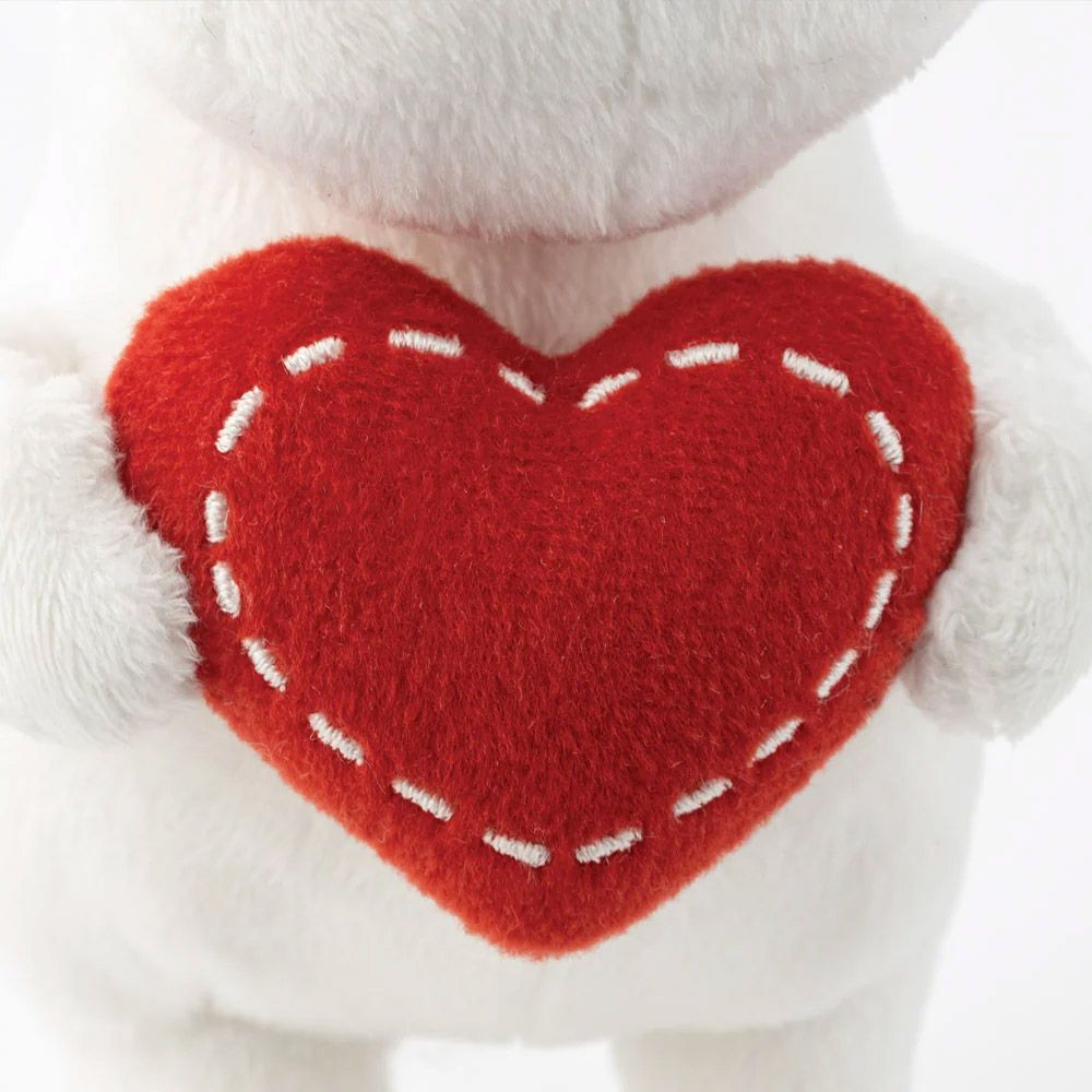 Soft Toy 17cm MOOMIN Standing with Red Heart