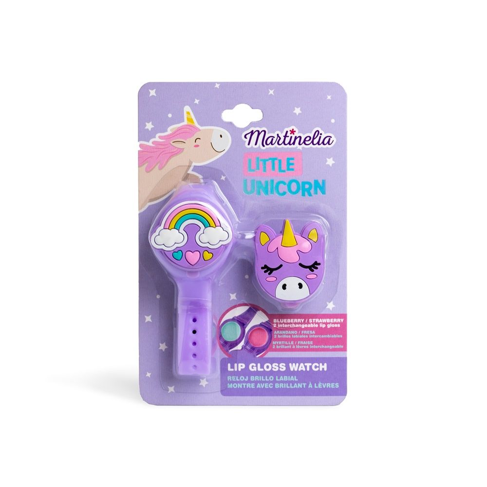 Ρολόϊ & Ανταλλακτικό με Lip Gloss LITTLE UNICORN