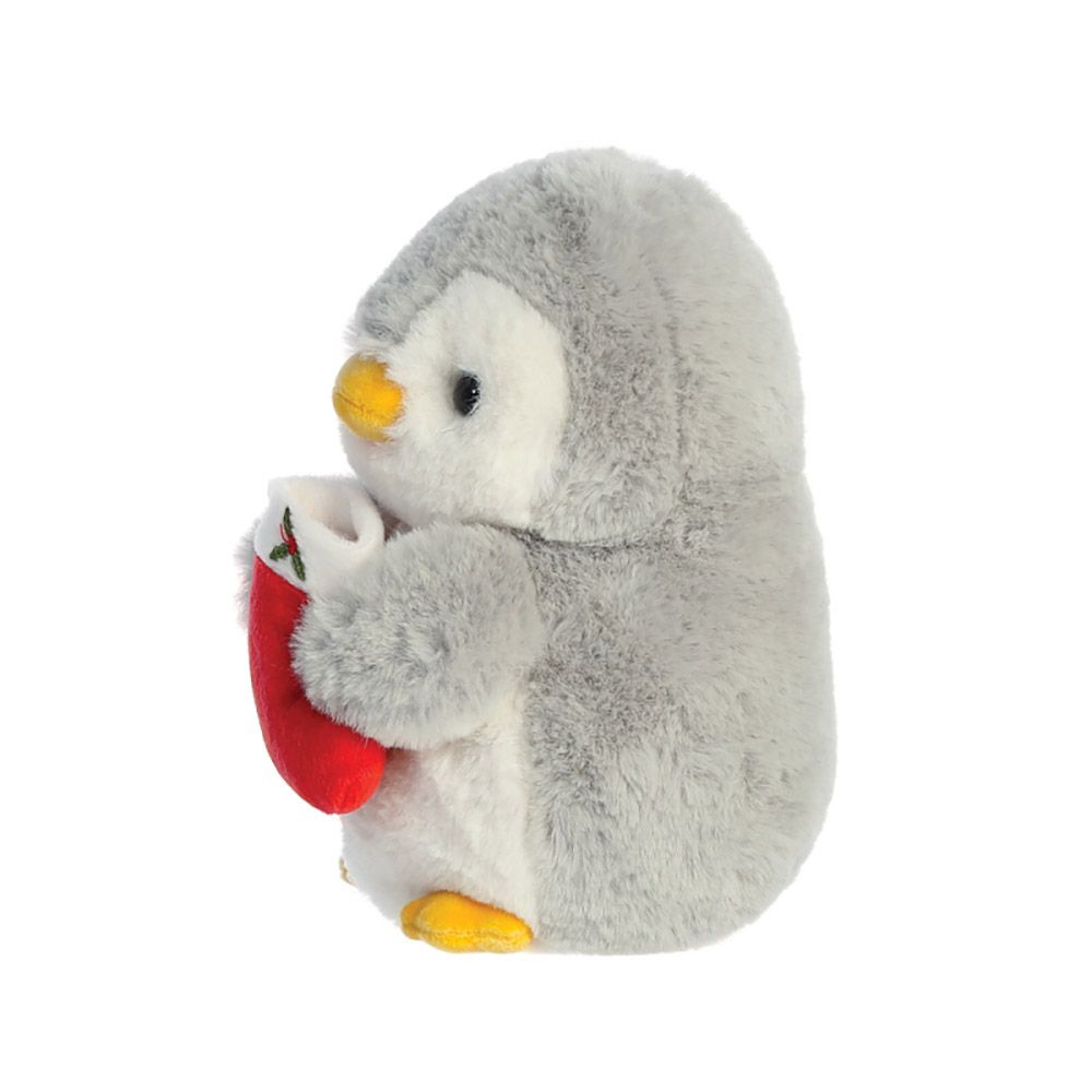 POM POM Plush Toy Penguin with Stocking 20cm/8in