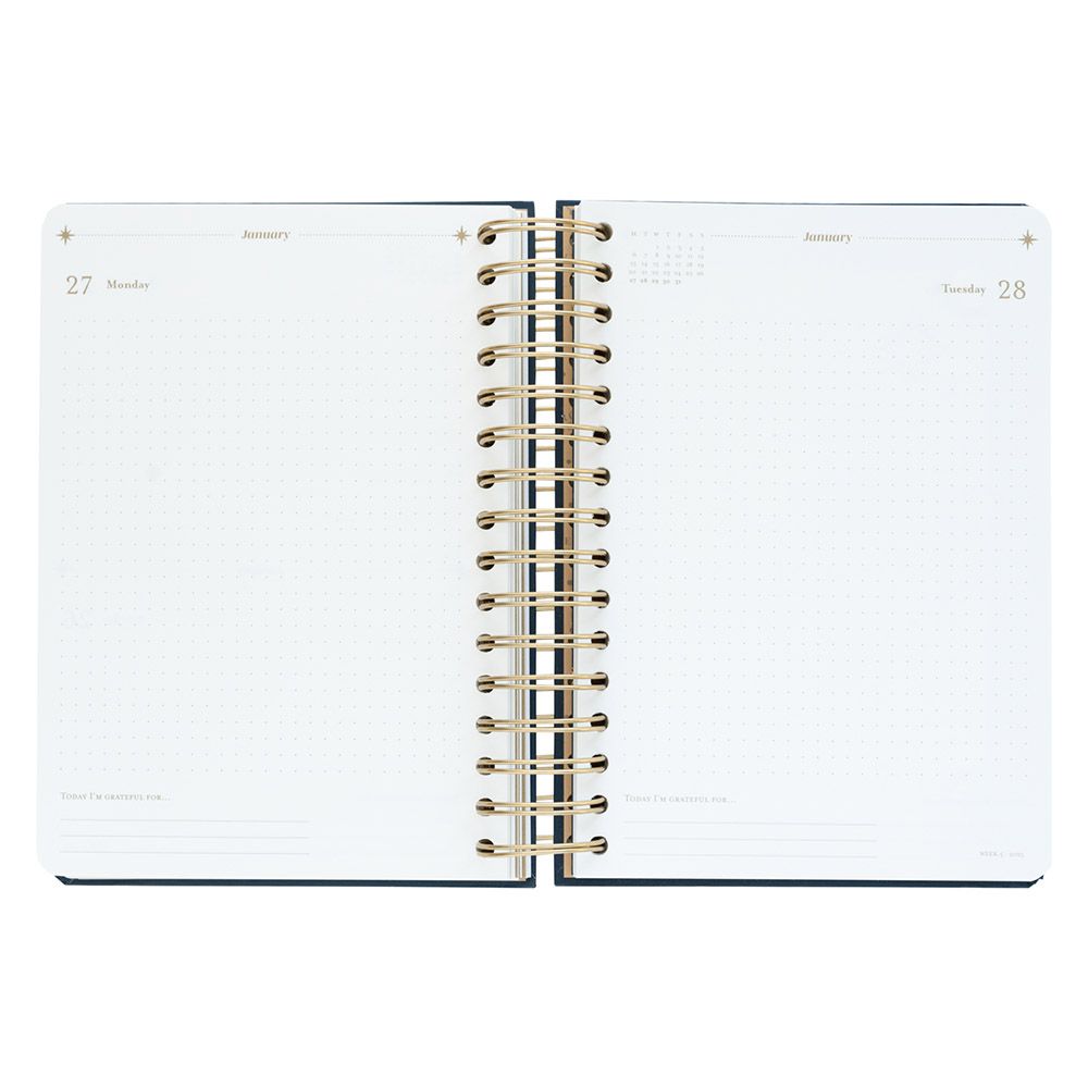 Hardcover Wire-O School Daily Agenda 12 Months 2024/2025 15X21cm ASTRAL