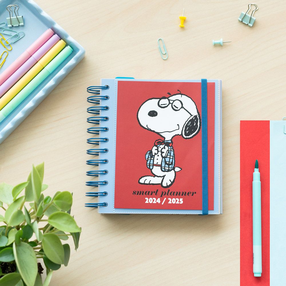 School Daily Agenda 11 Months 2024/2025 14X16cm SNOOPY