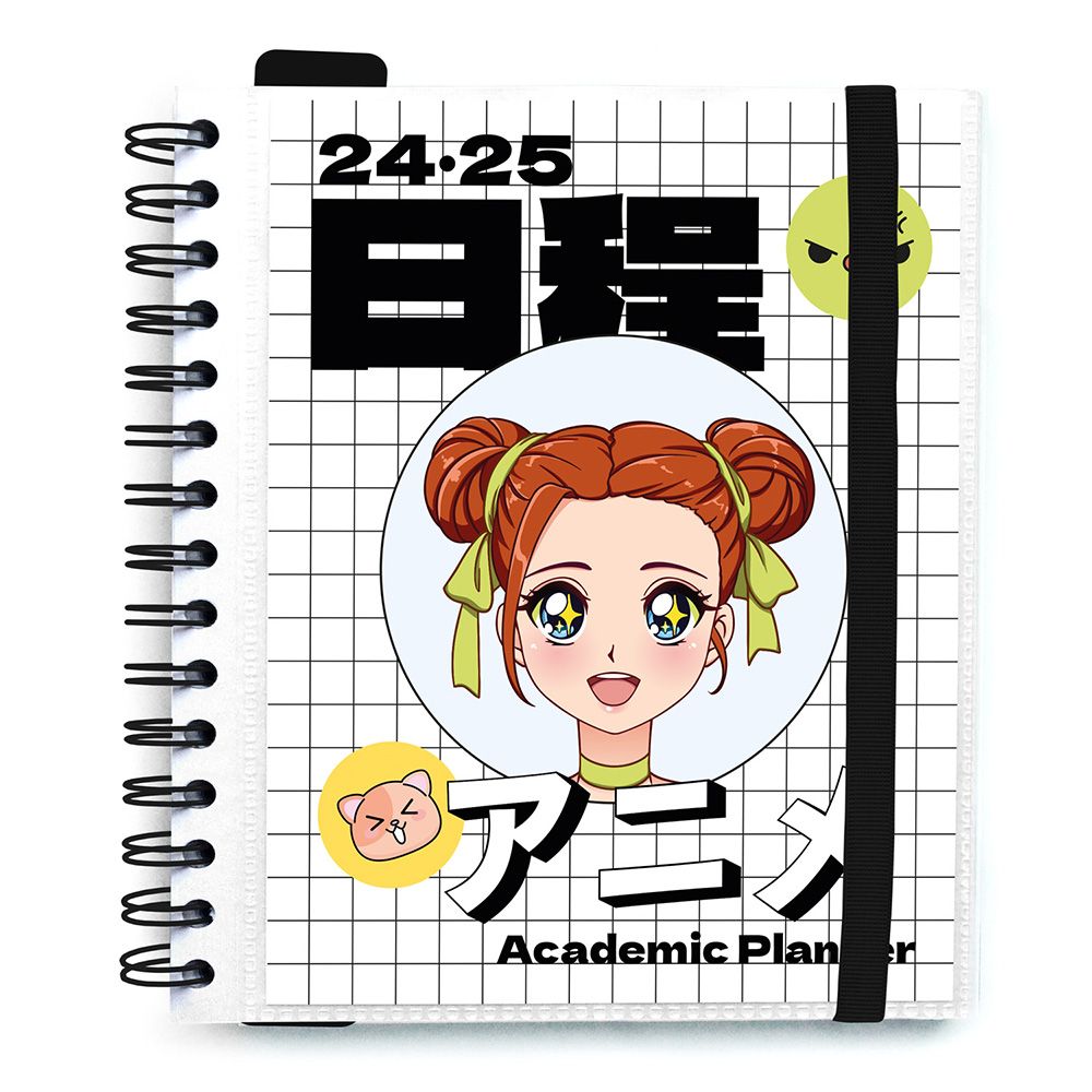 School Daily Agenda 11 Months 2024/2025 14X16cm ANIME TREND