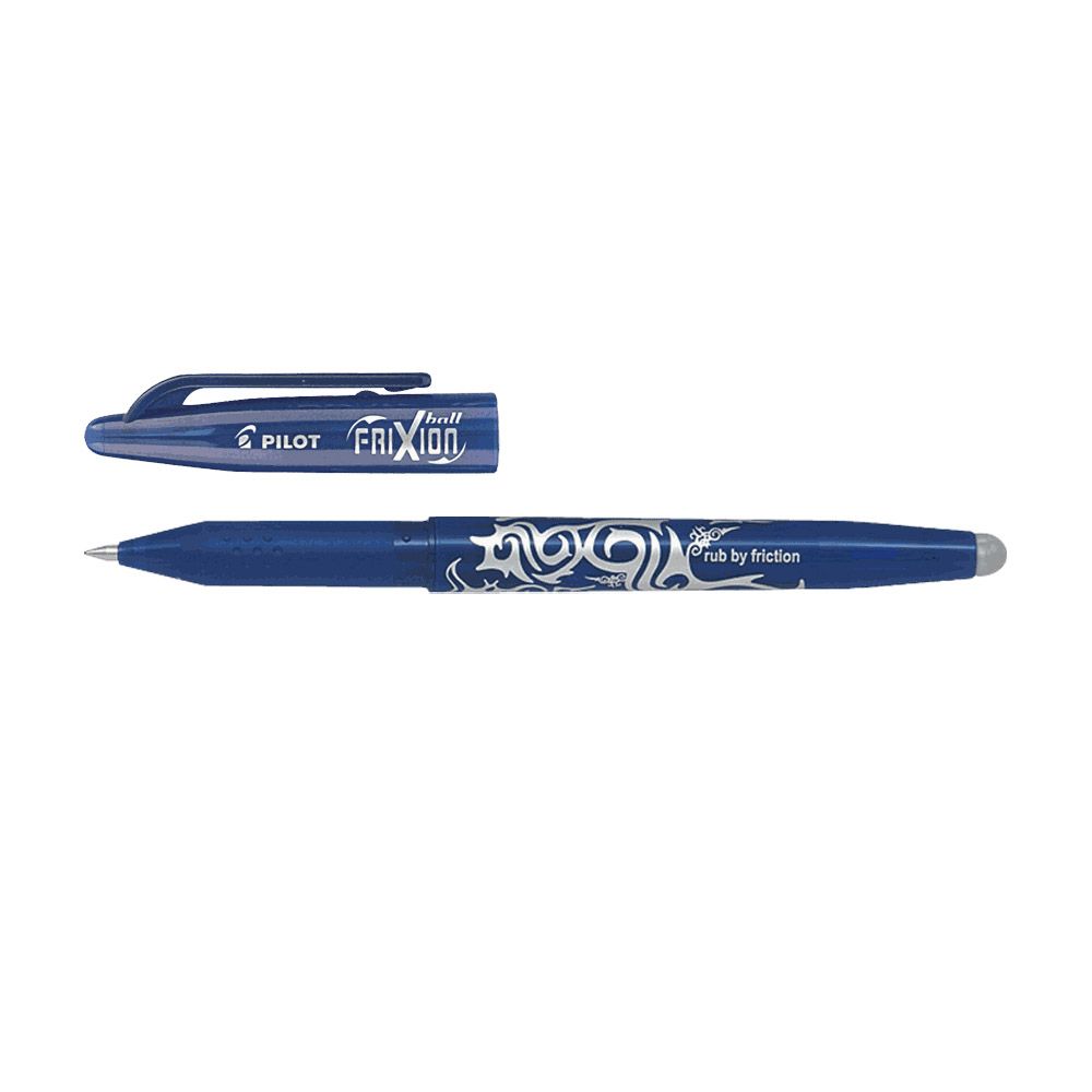 Ball pen 0.7mm Medium PILOT FRIXION Blue, Pack of 12pcs