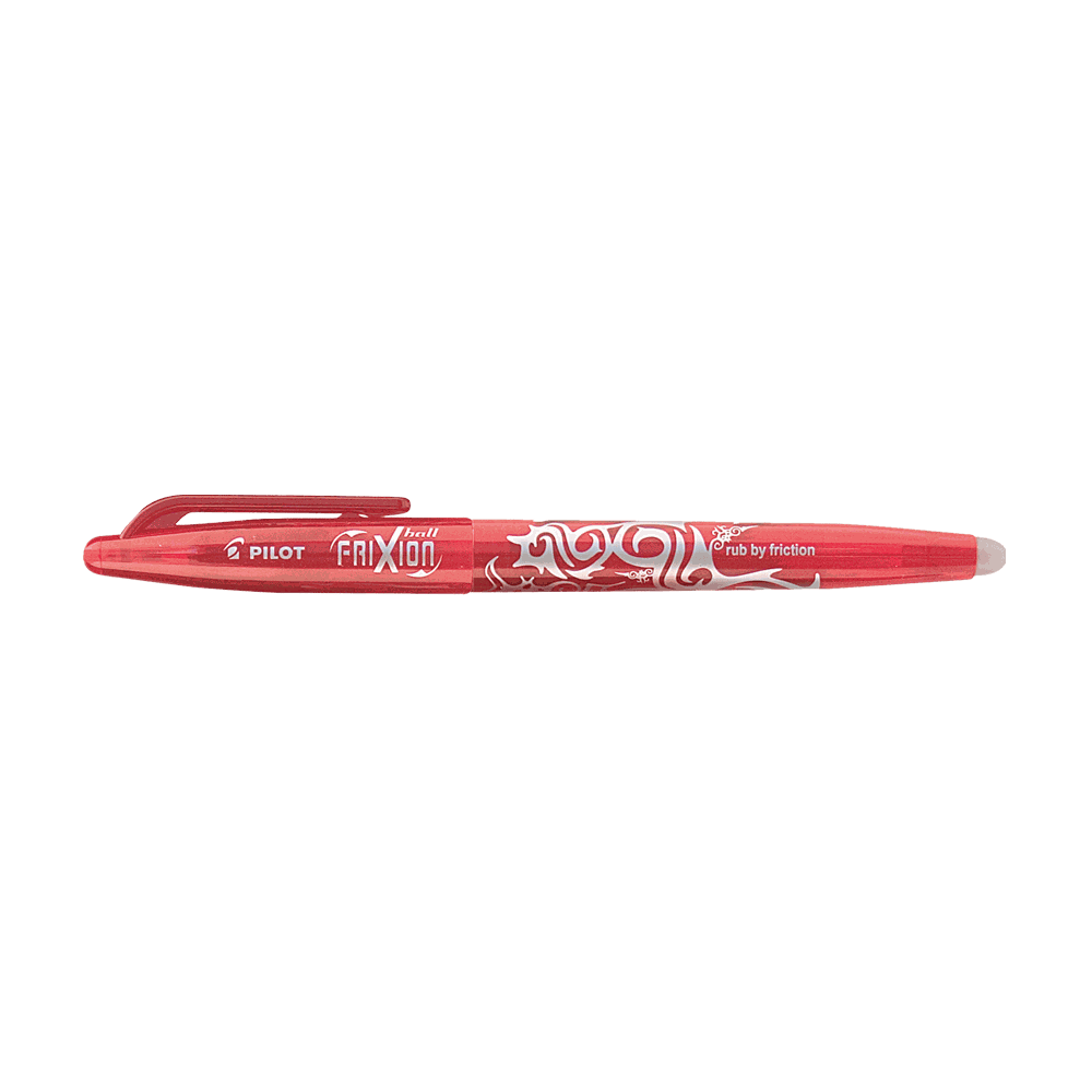 Ball pen 0.7mm Medium PILOT FRIXION Red, Pack of 12pcs