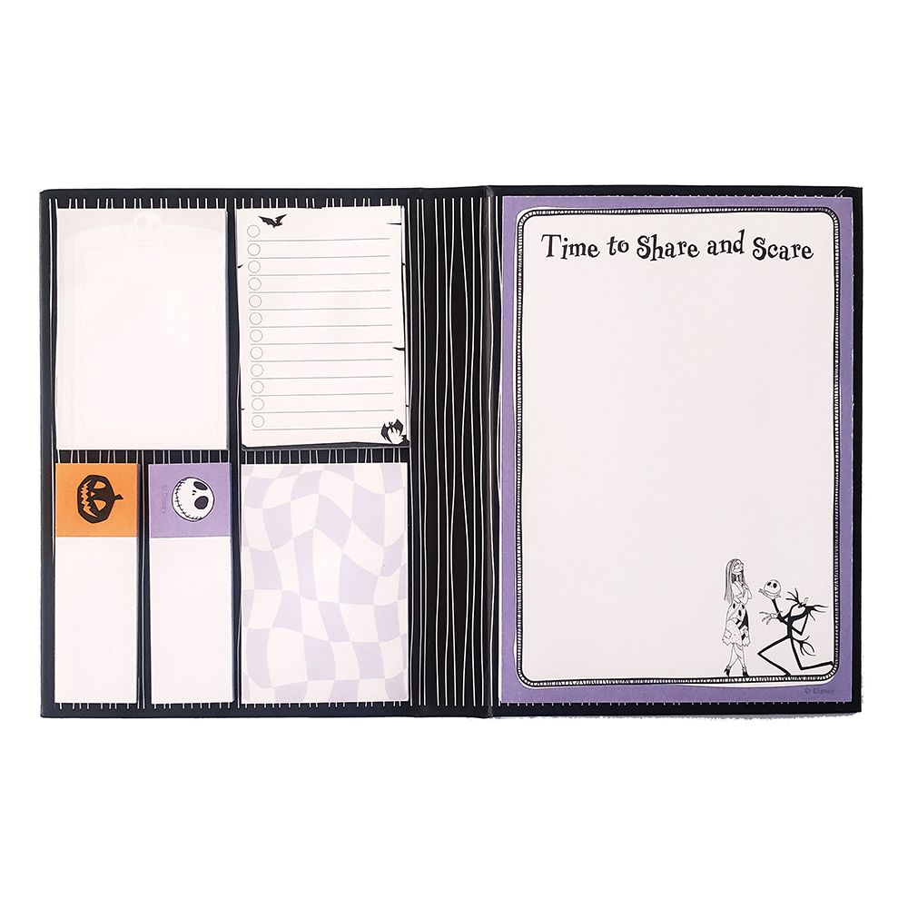 Notepad Α6 with 5 Types of Stickers DISNEY The Nightmare Before Christmas