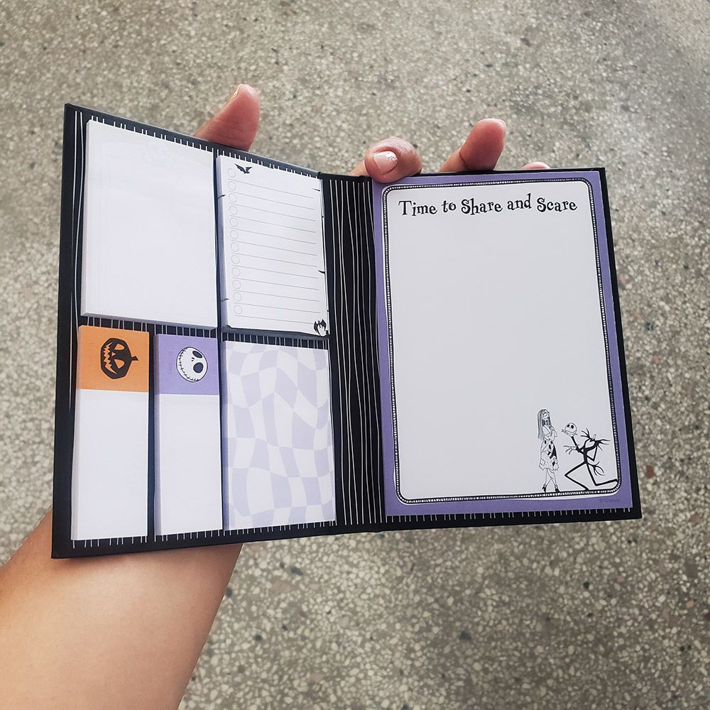 Notepad Α6 with 5 Types of Stickers DISNEY The Nightmare Before Christmas