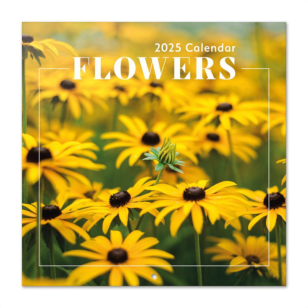 Wall Calendar 2025 30X30cm FLOWERS