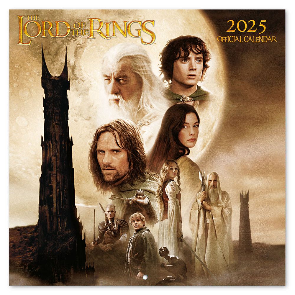 Ημερολόγιο Τοίχου 2025 30X30εκ THE LORD OF THE RINGS