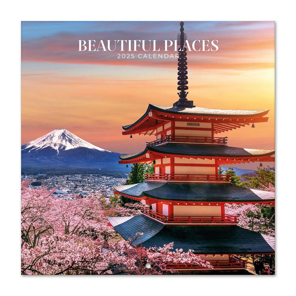 Wall Calendar 2025 30X30cm BEAUTIFUL PLACES