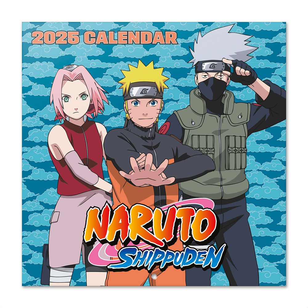 Wall Calendar 2025 30X30cm NARUTO