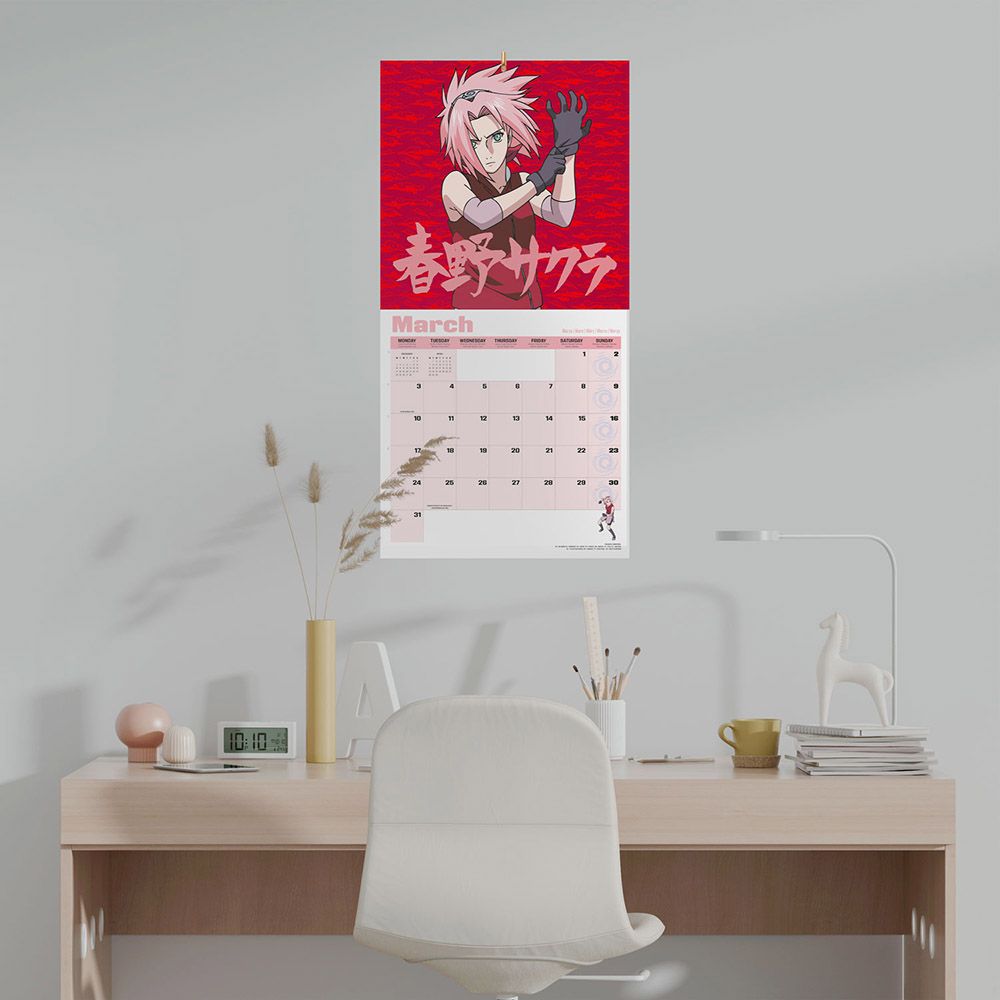 Wall Calendar 2025 30X30cm NARUTO