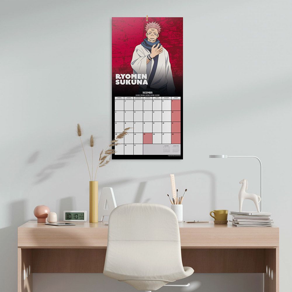 Wall Calendar 2025 30X30cm JUJUTSU KAISEN