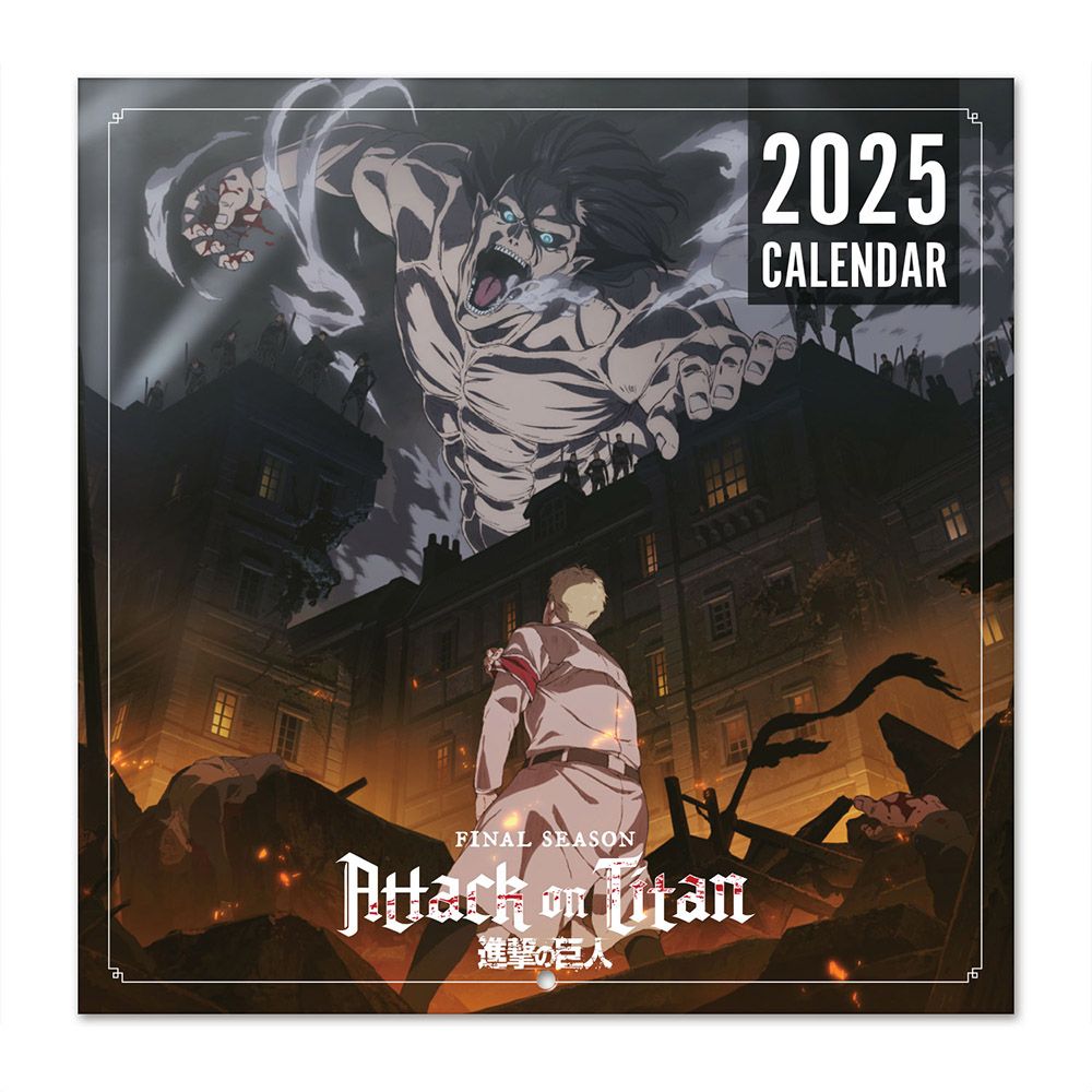 Wall Calendar 2025 30X30cm ATTACK ON TITAN