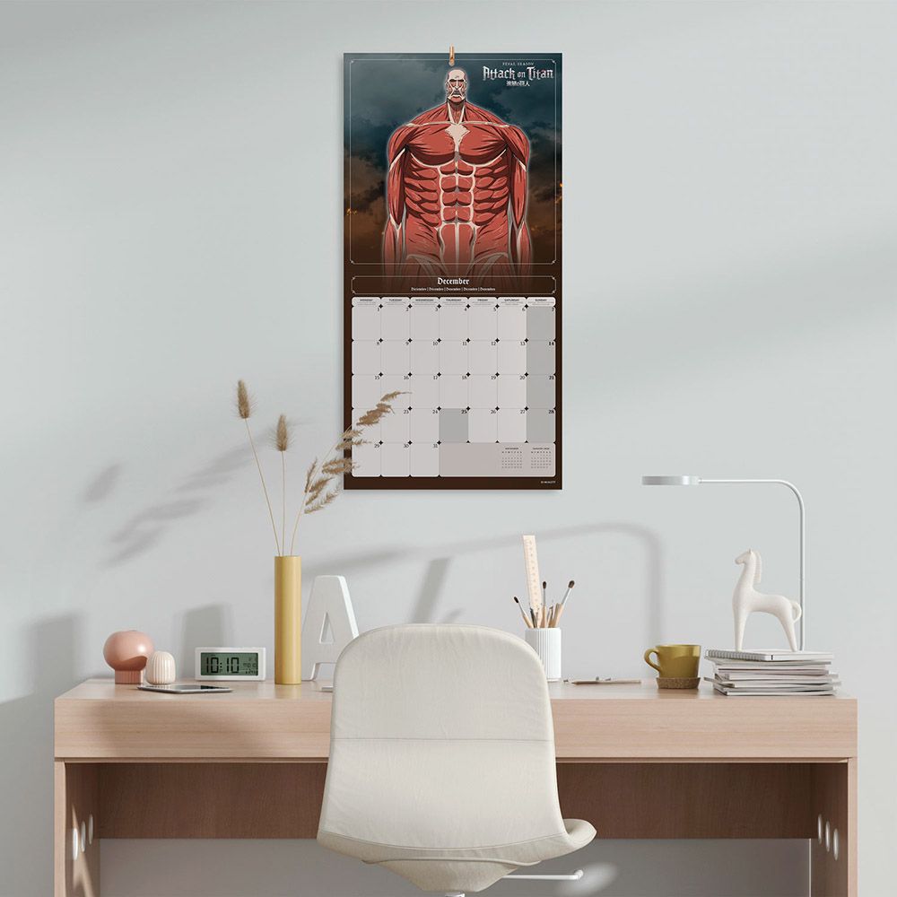 Wall Calendar 2025 30X30cm ATTACK ON TITAN