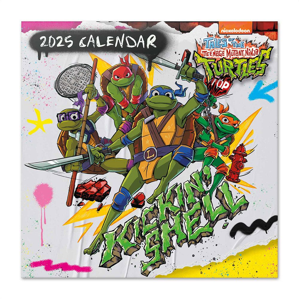 Wall Calendar 2025 30X30cm NINJA TURTLES (Anime Collection)