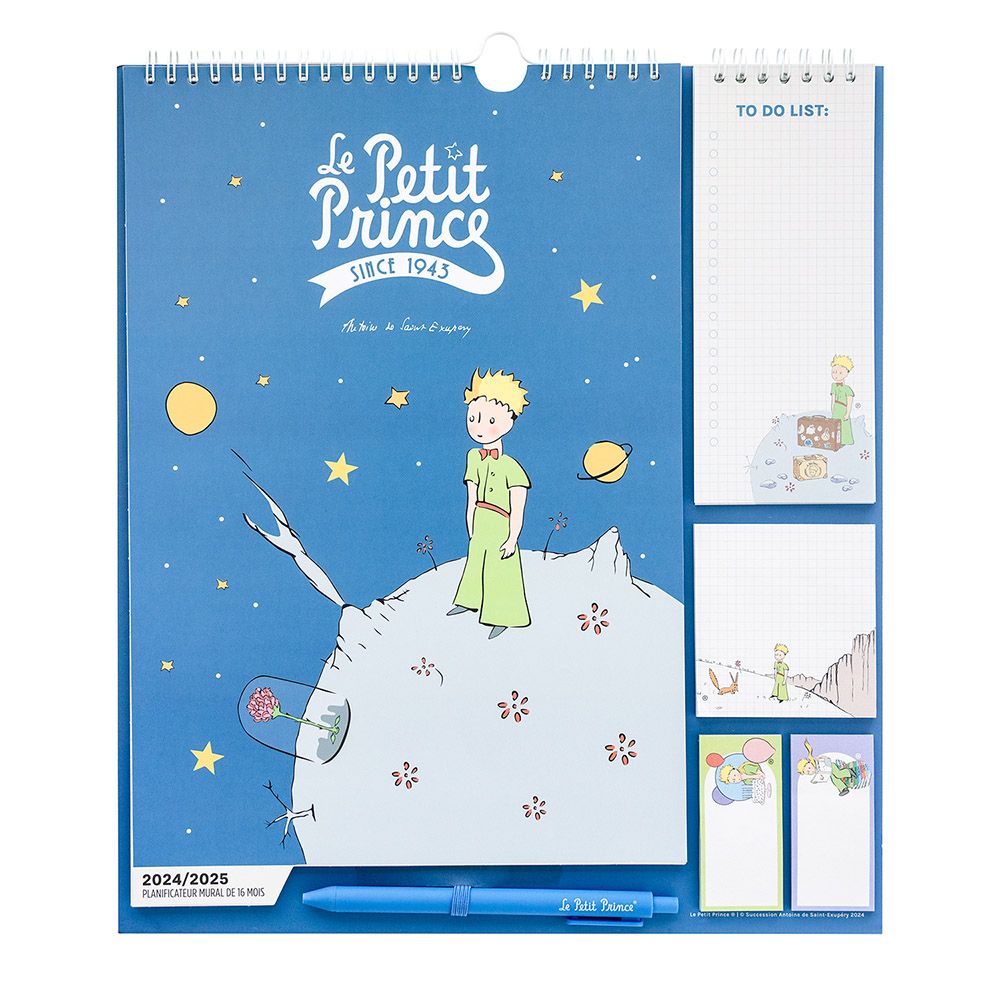 Wall Calendar/Planner 2024/2025 30X34cm THE LITTLE PRINCE