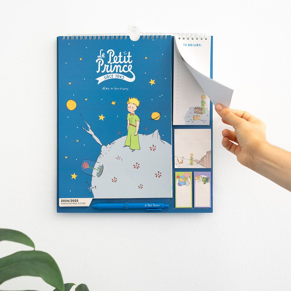 Wall Calendar/Planner 2024/2025 30X34cm THE LITTLE PRINCE