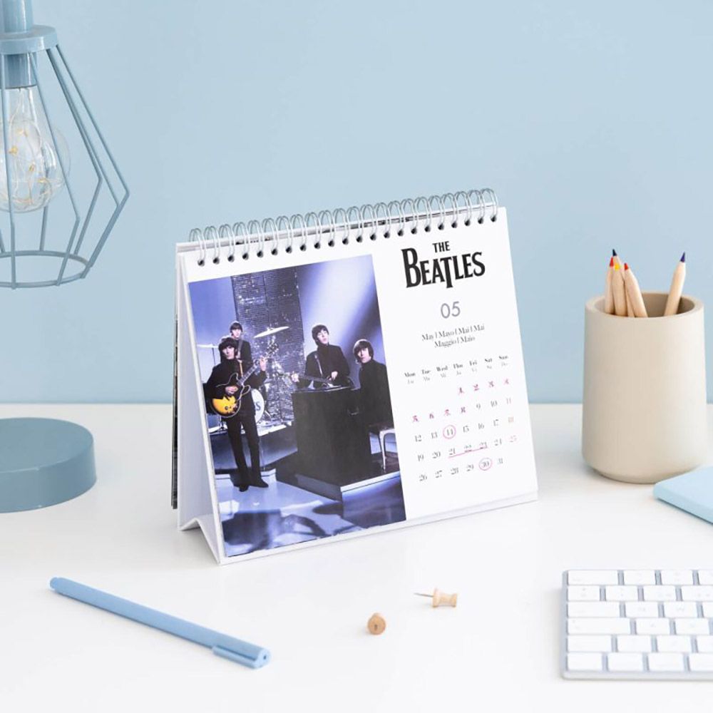 Deluxe Desk Calendar 2025 THE BEATLES