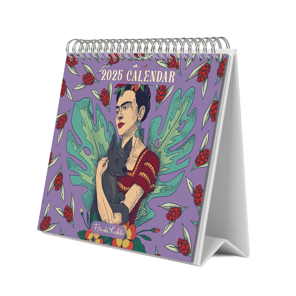 Deluxe Desk Calendar 2025 FRIDA KAHLO