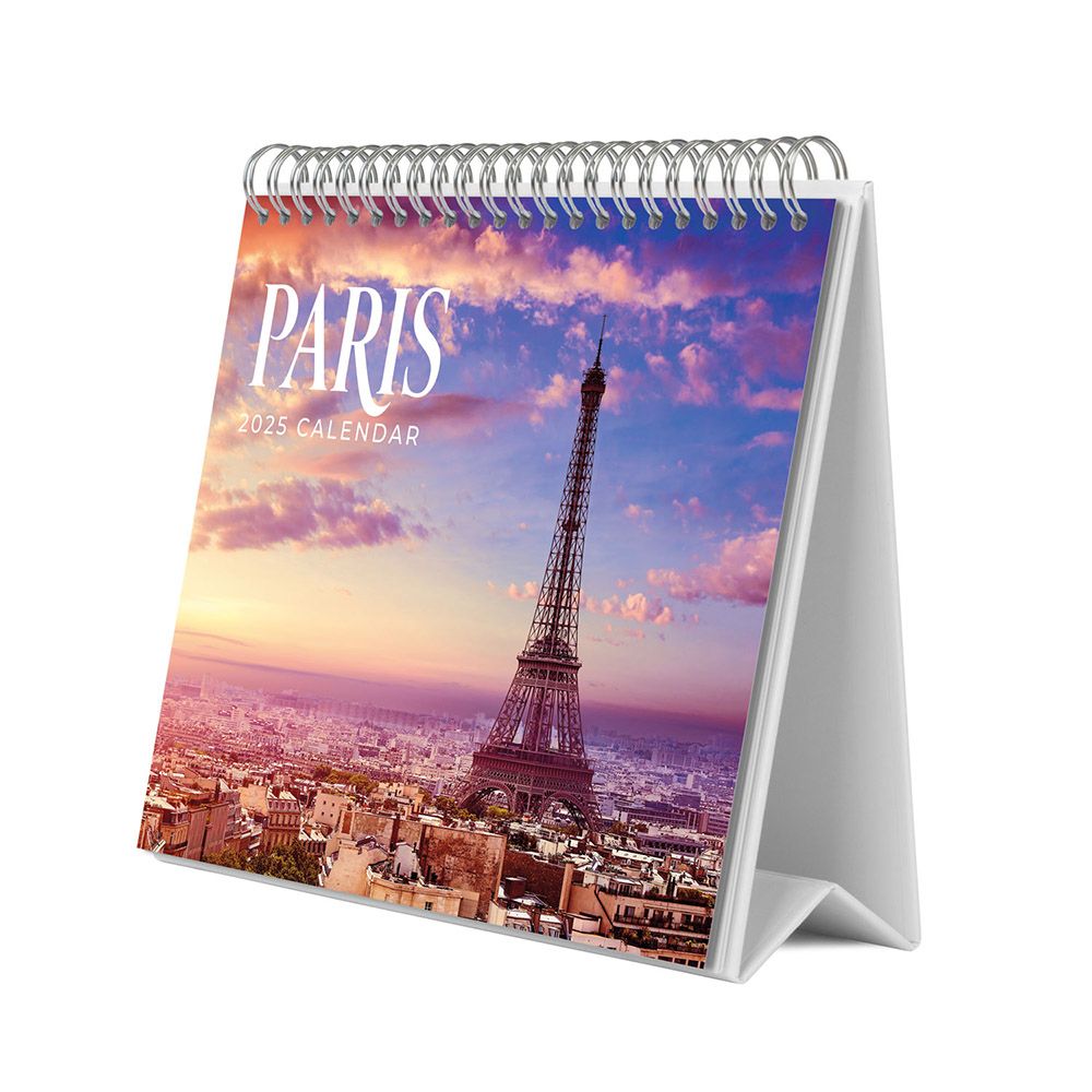 Deluxe Desk Calendar 2025 PARIS