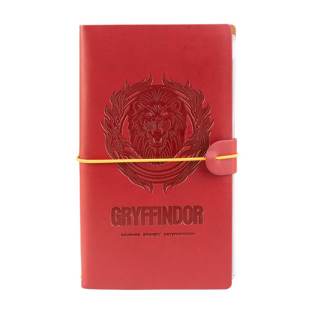 Synthetic Leather Soft Cover Travel Notebook 12X20 HARRY POTTER Gryffindor