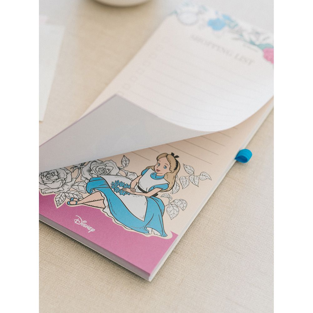 Notes Pad 65sh with Magnet & Pencil DISNEY Alice in Wonderland