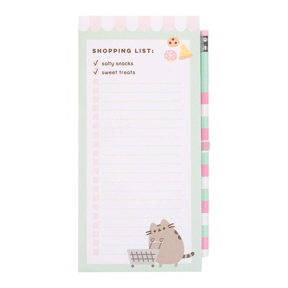 Notes Pad 90sh with Magnet & Pencil PUSHEEN Foodie Collection