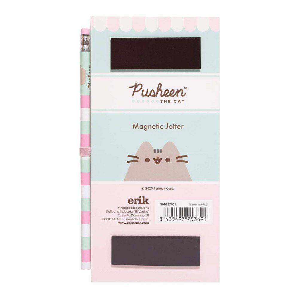 Notes Pad 90sh with Magnet & Pencil PUSHEEN Foodie Collection