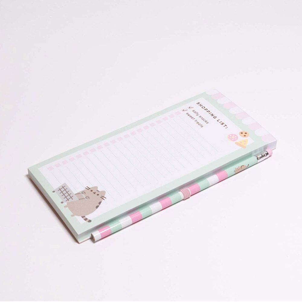 Notes Pad 90sh with Magnet & Pencil PUSHEEN Foodie Collection