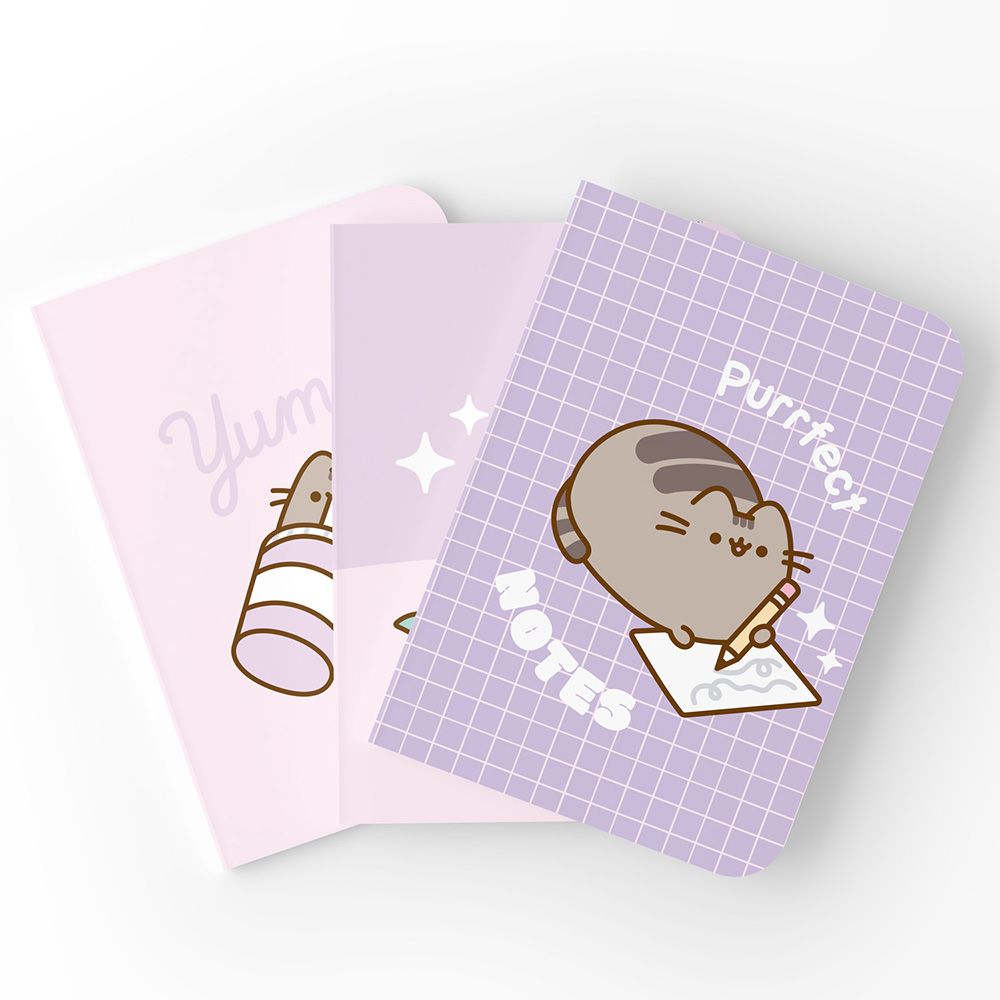 Σετ 3 Τετραδίων Α5/15X21 PUSHEEN Moments Collection