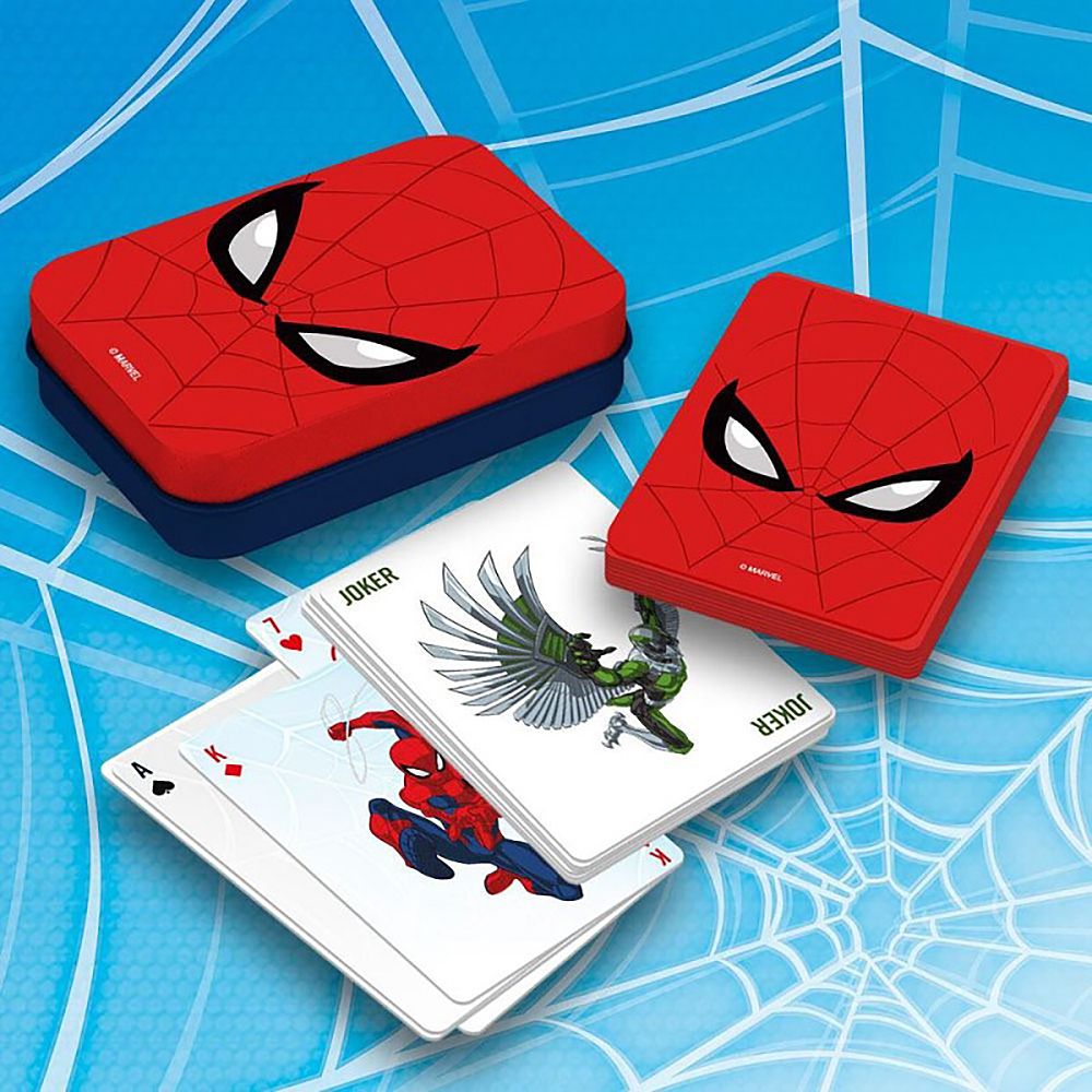 Playing Cards In Metallic Case MARVEL SPIDERMAN