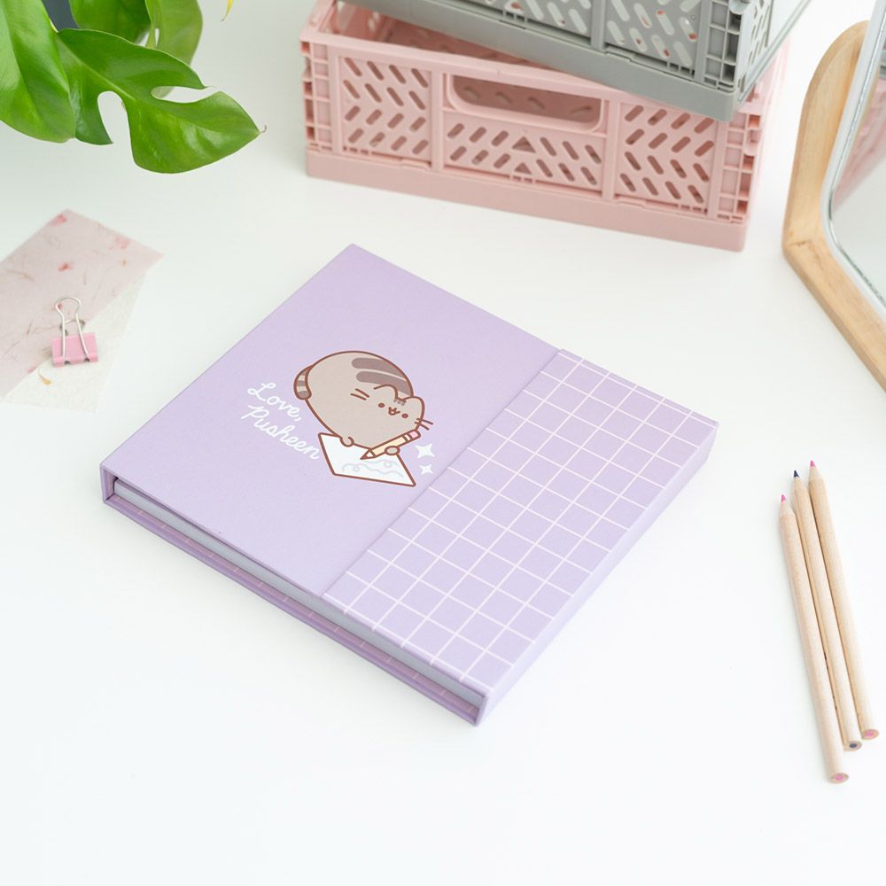 Weekly Planner Notepad with 18Χ15cm sheets & Stickies PUSHEEN Moments Collection