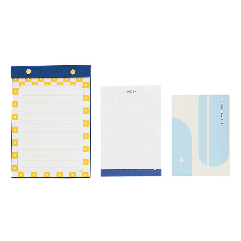 Premium Set of 3 Notepads KOKONOTE AKALIA