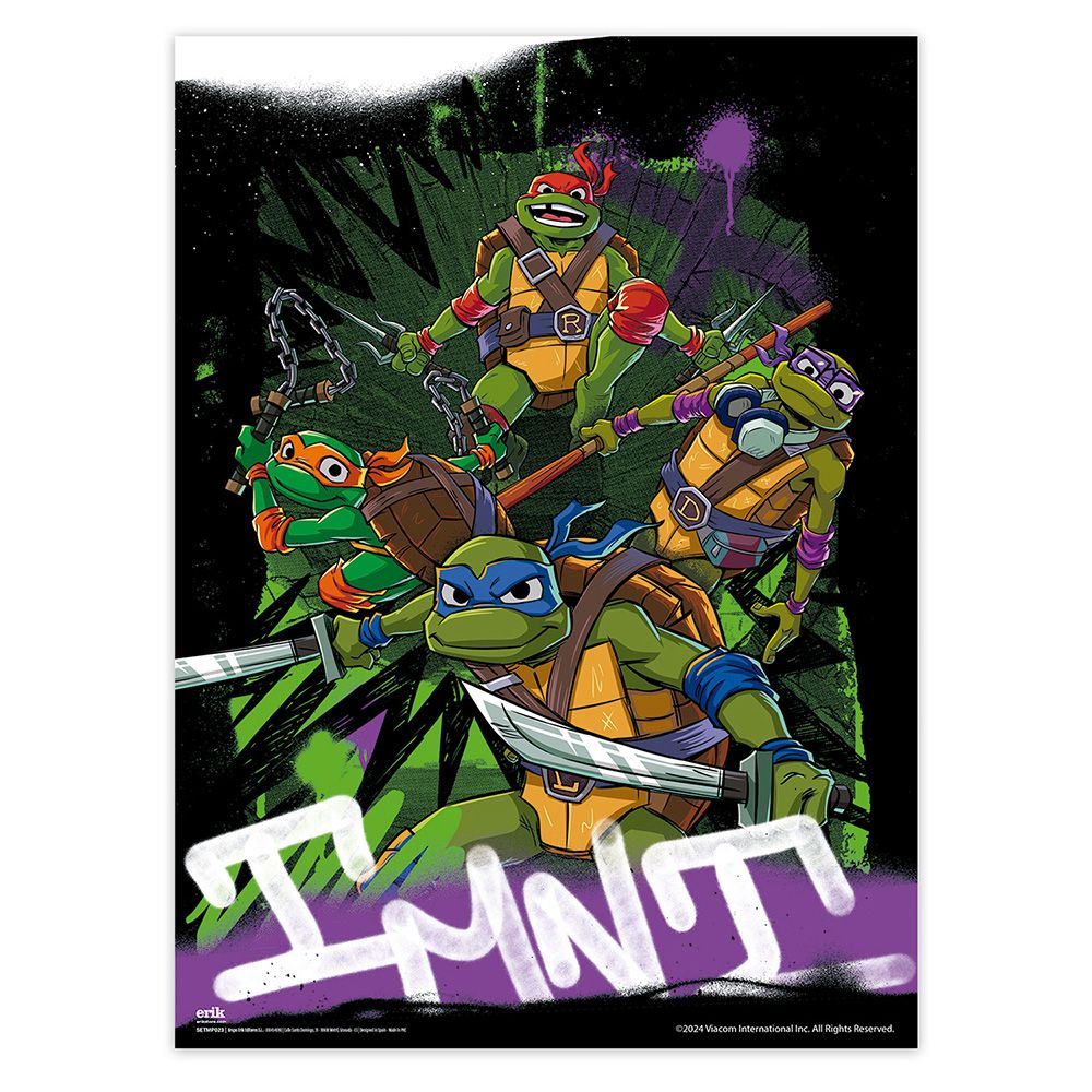 Set of 2 Mini Posters 38Χ52cm TEENAGE MUTANT NINJA TURTLES (Anime Collection)