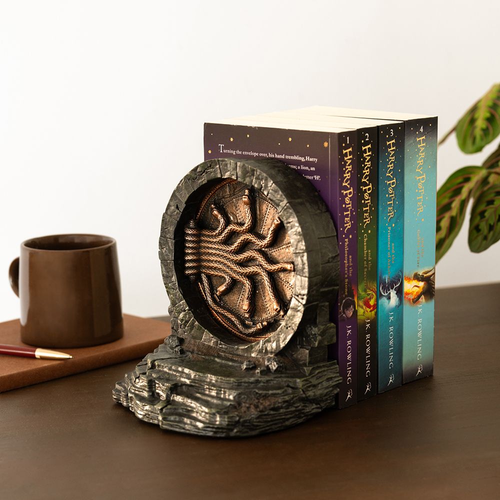 Set of 2 Resin Bookends HARRY POTTER Chamber of Secrets