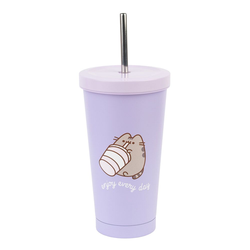 Metal Tumnbler with Straw PUSHEEN Moments Collection