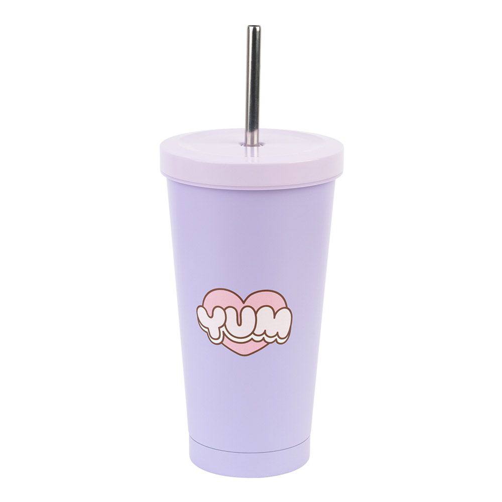 Metal Tumnbler with Straw PUSHEEN Moments Collection