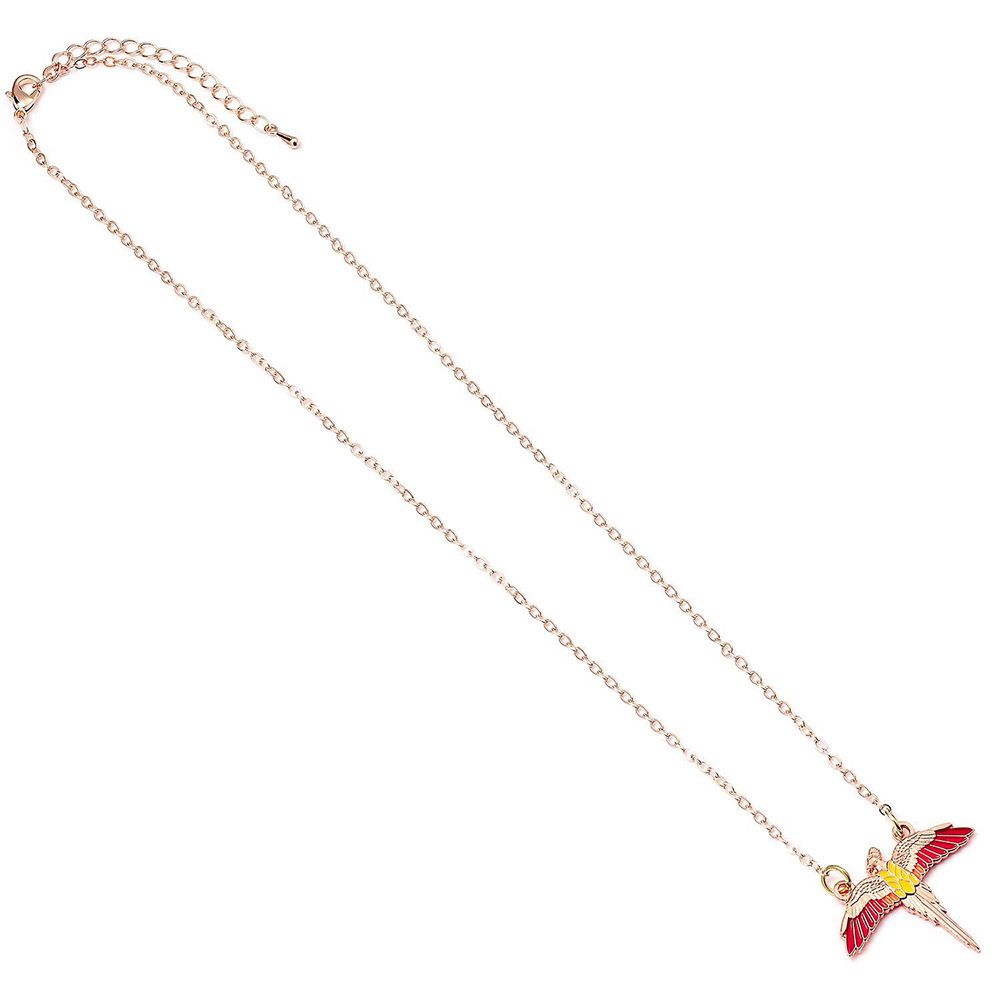 Rose Gold Pendant HARRY POTTER Fenix ​​Fawkes