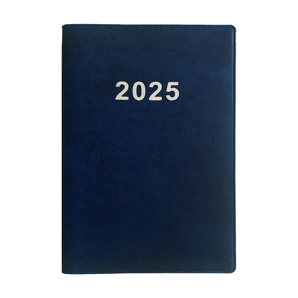 Daily Calendar Binded APOLLO 2025 12X17 Blue