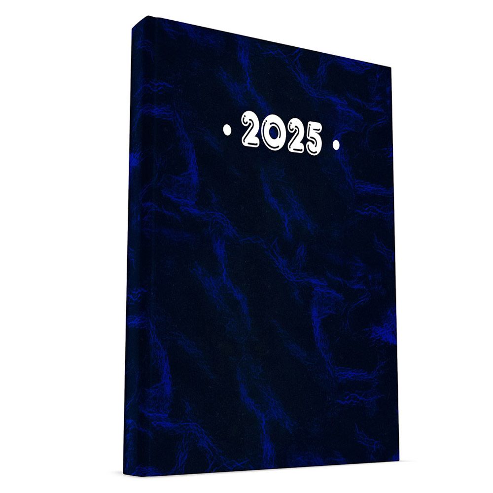 Daily Calendar PVC ΠΗΓΑΣΟΣ 2025 17Χ24 Marble Dark Blue