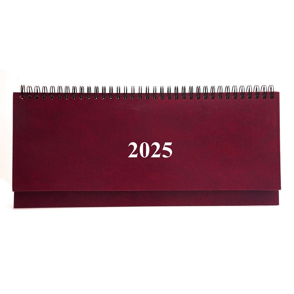 Weekly Planner 2025 30Χ13 Spiral Burgundy