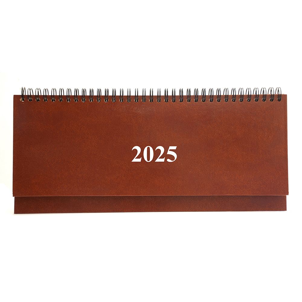 Weekly Planner 2025 30Χ13 Spiral Brown